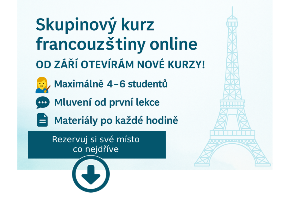 skupinova vyuka francouzstiny